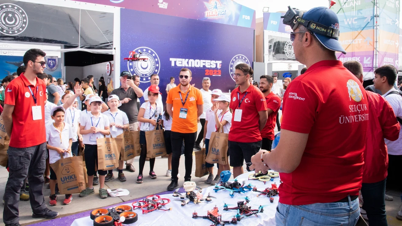 Drones designed by Selçuk University became the center of attention at TEKNOFEST